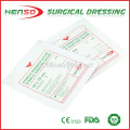 Henso BP Krankenhaus Qualität Sterile Paraffin Gaze Pad